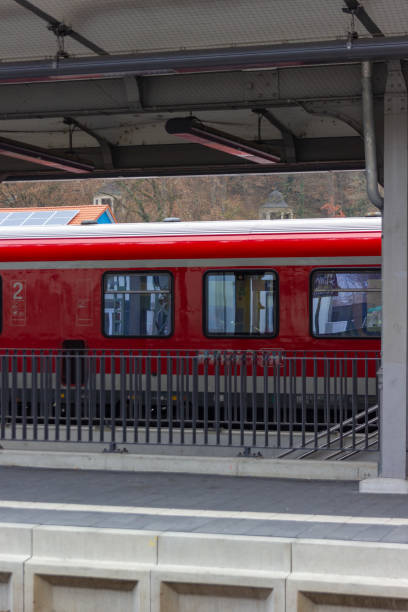 istock red train in station at south germany city 1070904258