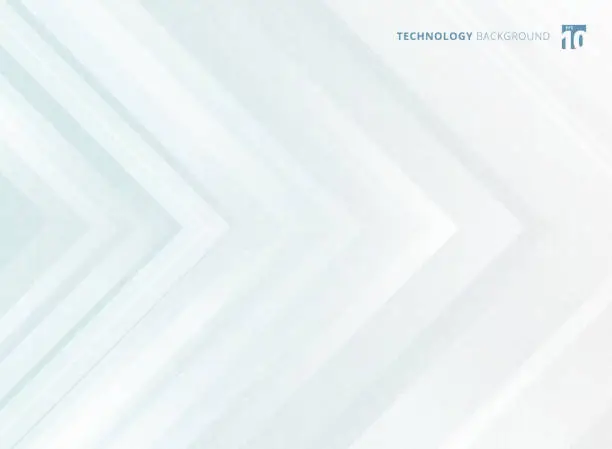 Abstraits géométriques flèches blanches qui se chevauchent de fond et hexagones motif texture futuriste concept technologique. Abstraits géométriques flèches blanches qui se chevauchent de fond et hexagones motif texture futuriste concept technologique.