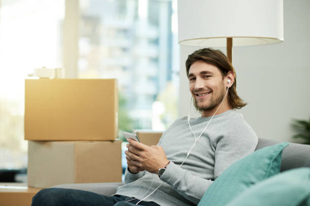istock Chilling time in my new home 1070910862
