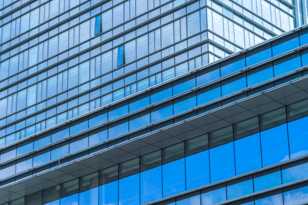 istock Detail glass building background 1070918368