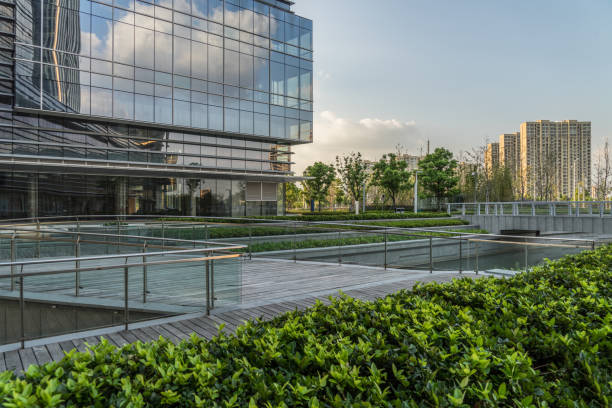 istock Modern building outdoors 1070918374