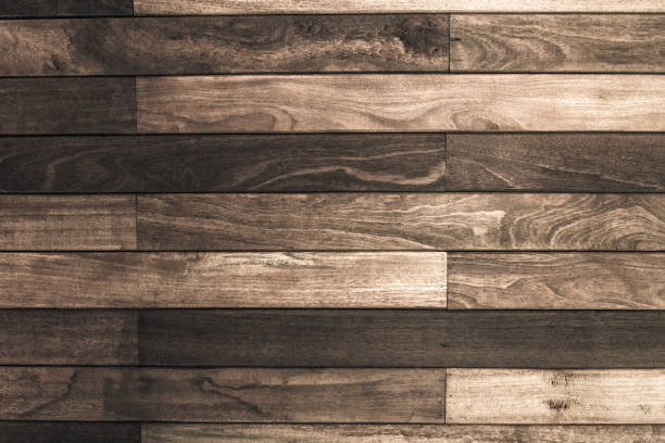 istock Wood table floor with natural pattern texture. Empty template  wood board can be used as background. 1070924612