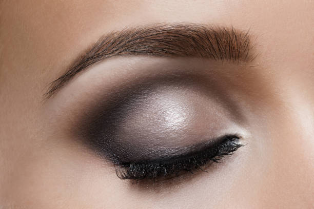 istock Close up of eye and makeup 1070928768