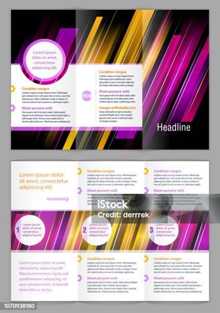 Generic Leaflet Example Leaflet Design Example Stock Illustration - Download Image Now ...