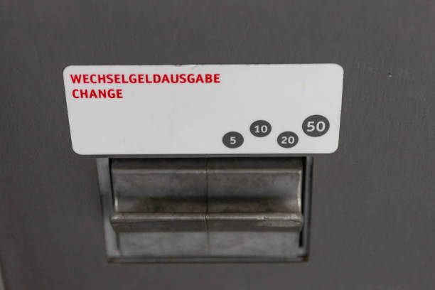 trainstation ticketmachine details off a locker