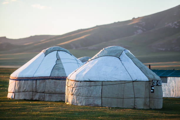 istock Yurts on a meadow in Kyrgyzstan 1070943554