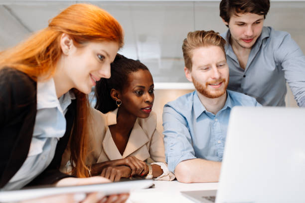 istock Skilled designers and business people working 1070943854