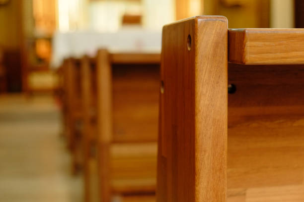 istock Wood chairs in retro interiors. 1070946906