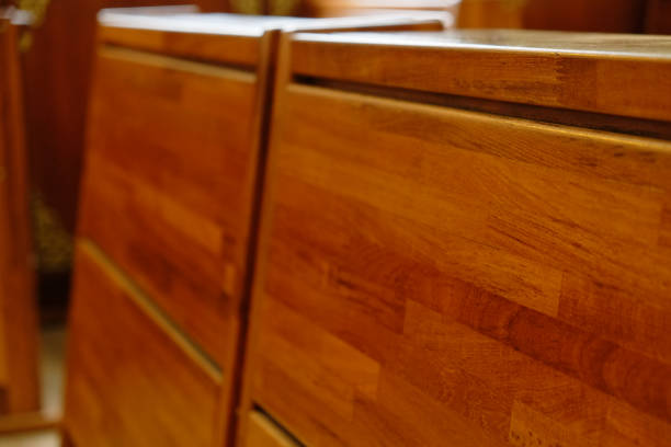 istock Wood chairs in retro interiors. 1070947224