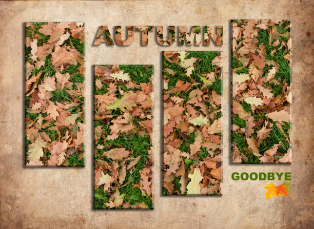 Autumn goodbye, poster themed poster