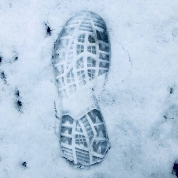 istock Footprint in the snow 1070949612