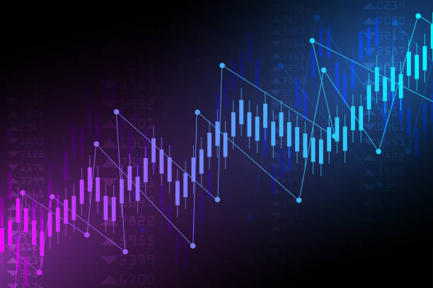 istock Stock market data.Abstract background with graph chart finance. Stock market and exchange. Business concept. Vector illustration 1070949630