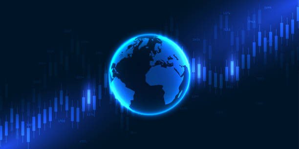 istock Stock market data.Abstract background with graph chart finance. Stock market and exchange. Business concept. Vector illustration 1070949638