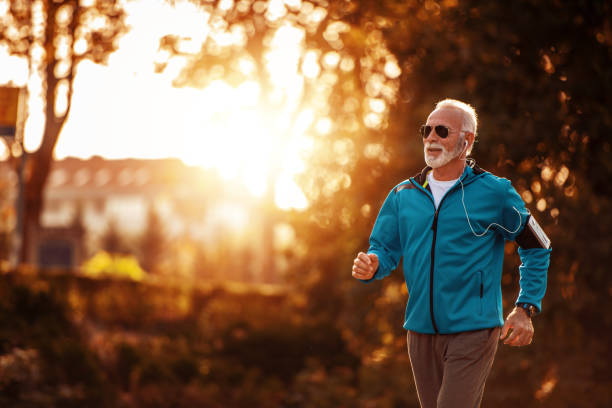 istock Senior man running in the park 1070953106