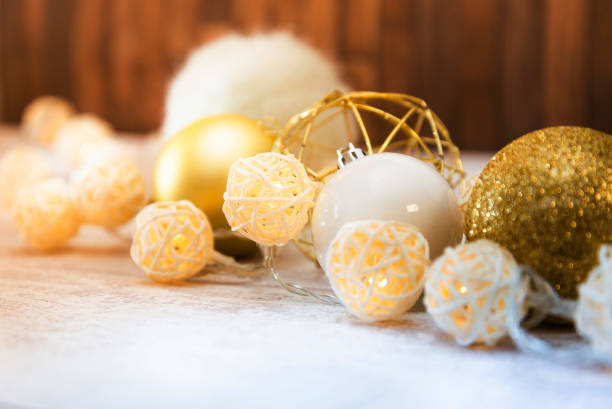 istock Composition of the Christmas decorations balls isolated 1070957688