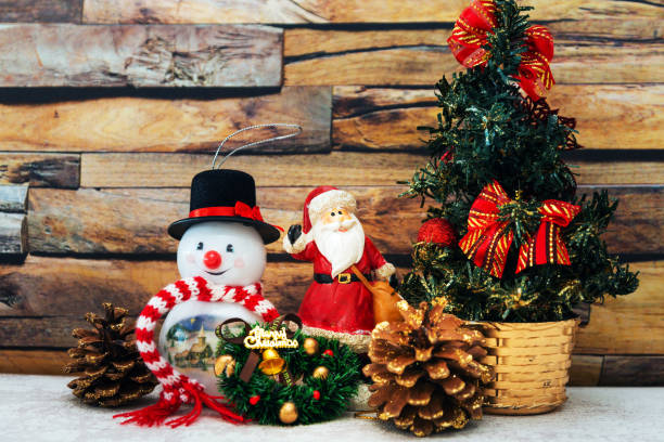 istock Christmas decoration collection over wooden background 1070957904