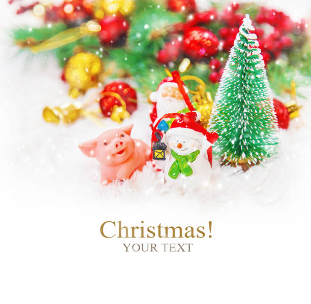 istock Christmas background. happy New Year. Selective focus 1070958626
