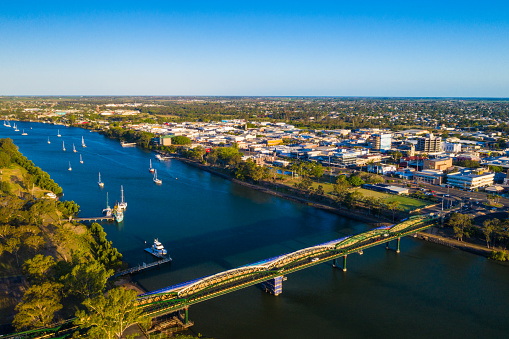 Aerial View of Bundaberg, Queensland