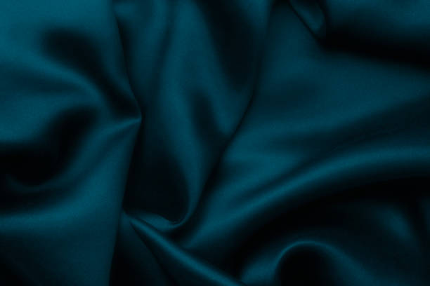 istock Blue satin silk, elegant fabric for backgrounds 1070970134