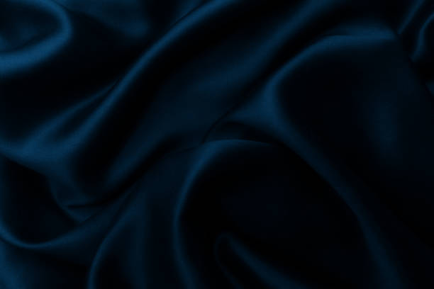 istock Blue satin silk, elegant fabric for backgrounds 1070974702