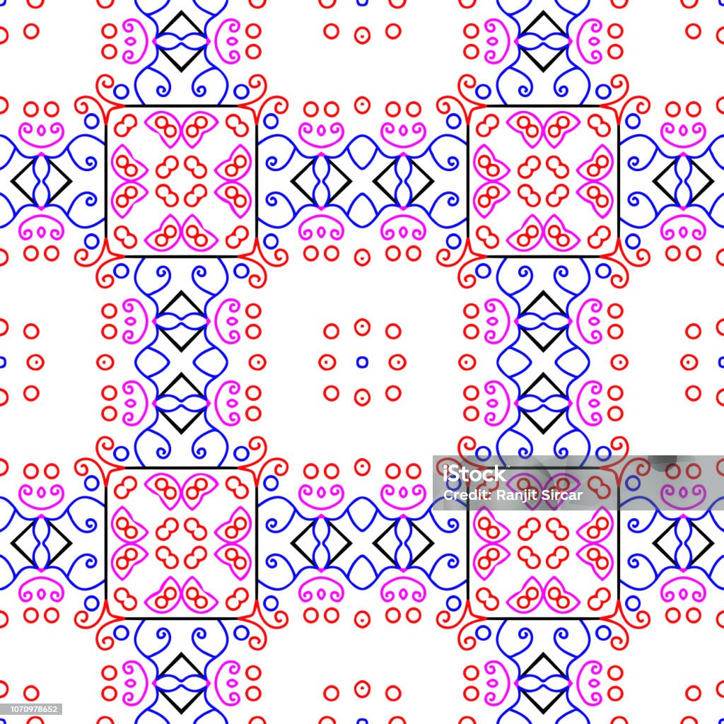 Pattern 101 Pattern Abstract 101 Stock Illustration - Download Image Now - Arabic ...