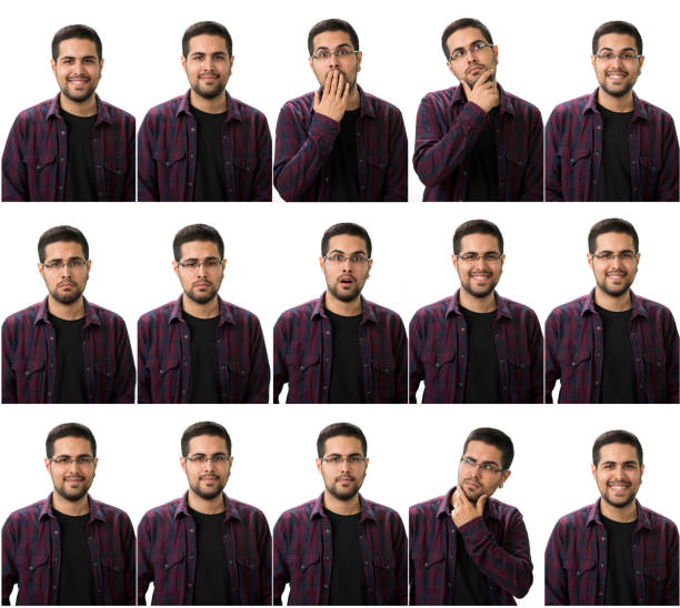 hombre joven en diferentes poses - made man object fotografías e imágenes de stock