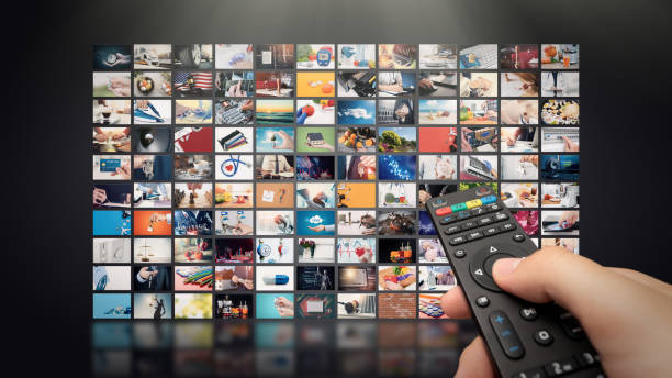 istock Television streaming video. Media TV on demand 1070983454