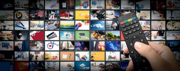 istock Television streaming video. Media TV on demand 1070983530