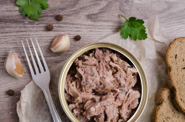 istock Canned meat fillet 1070996020