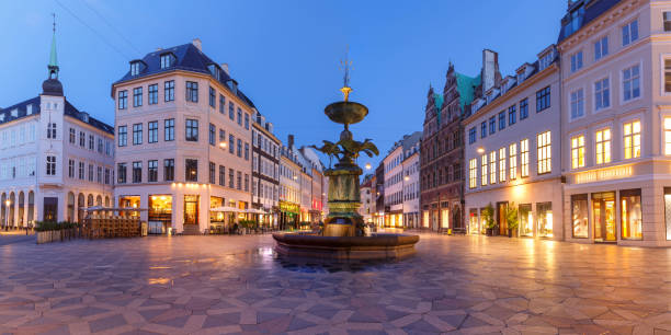 istock Stroget street, Amagertorv, Copenhagen, Denmark 1071002952