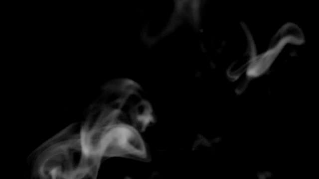 Smoke Effect on black background