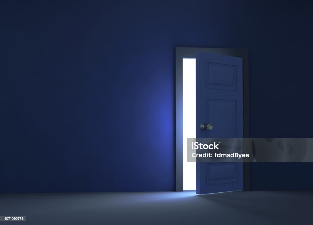 Luz de porta - Foto de stock de Porta royalty-free