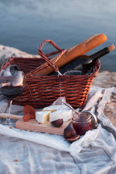 istock Romatic picnic on the beach 1071011398
