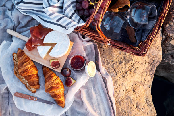 istock Romatic picnic on the beach 1071011738