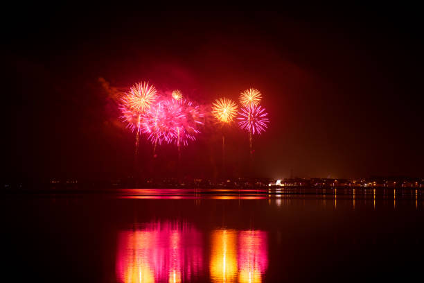 istock Fireworks of St Paio of Torreira 1071017718