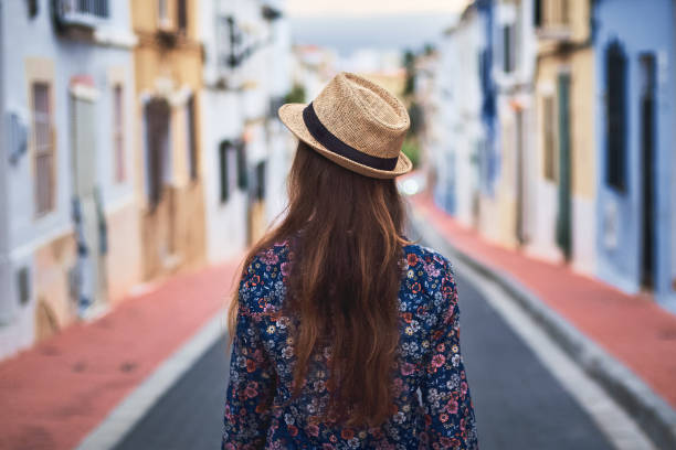 istock Young woman enjoying her vacations 1071025086