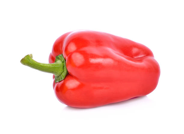 istock Red pepper isolated on white background 1071033274