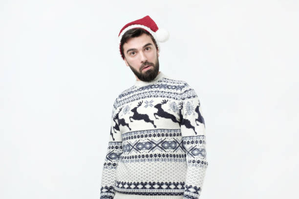 istock Hispanic man in red cap shocked with news. 1071045712