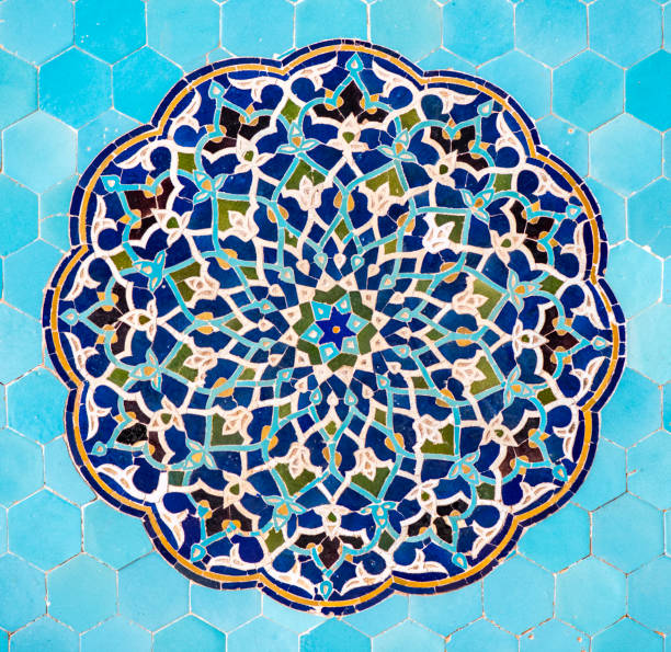 istock Mosaic wall decoration, Friday Mosque, Yazd, Iran 1071046336
