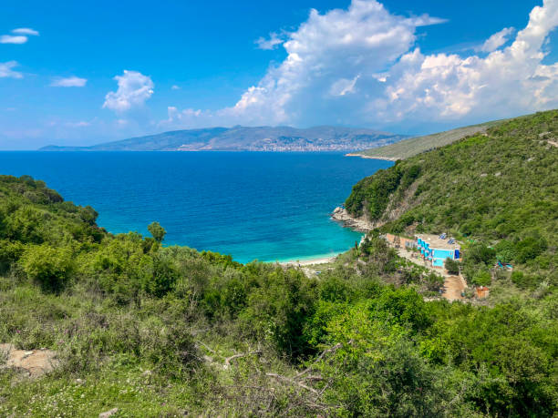 Monastiri Beach, Ksamil, Albania. Plazhi i Manastiri.