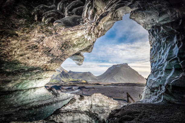 istock Idyllic ice cave in Kotlujokull glacier 1071052926