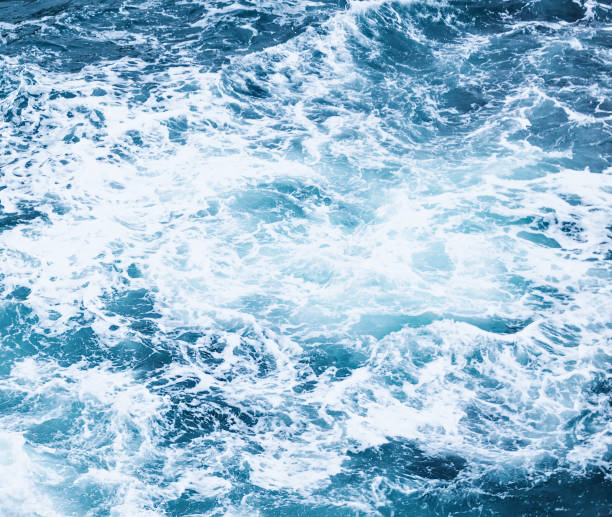 istock Sea water splash with foamy wave. Water surface texture 1071065758