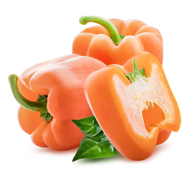 istock Peppers isolated on white background. Clipping path 1071066244