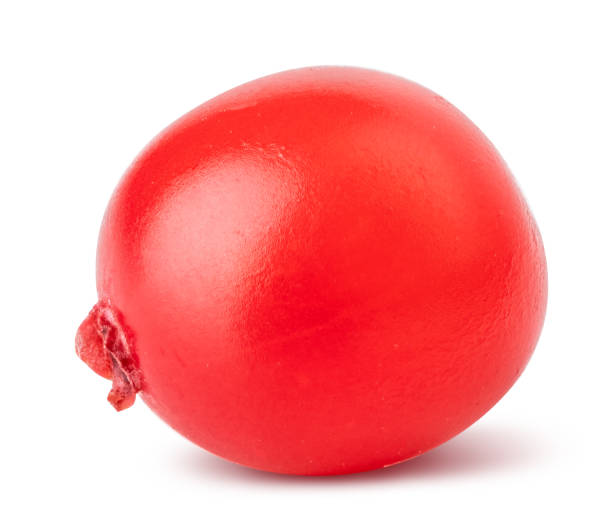 istock Red cranberry isolated on white background. Clipping path 1071066472