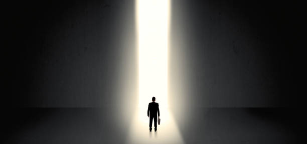 istock Businessman seeing the light at the end of something 1071066580