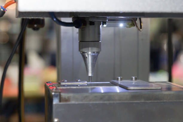 istock Detail of industrial machine working in workshop 1071068226