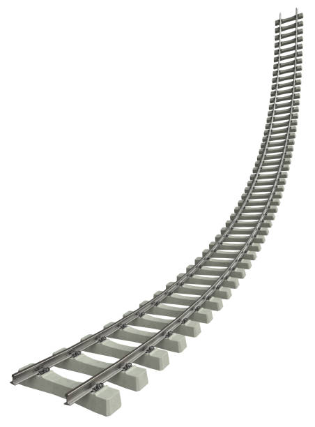 istock Rails with concrete sleepers 1071068474