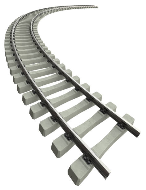 istock Rails with concrete sleepers 1071068520