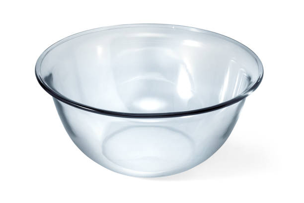 istock Empty bowl glass isolated on the white 1071075796
