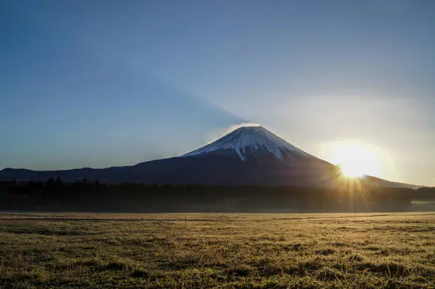 Sunrise at Mt.Fuji.